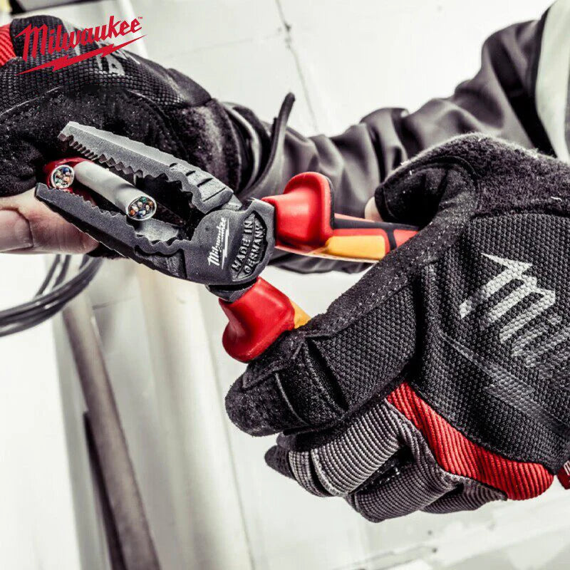Milwaukee 7-Inch VDE Insulated Wire Pliers - 1000V Electrician Tool
