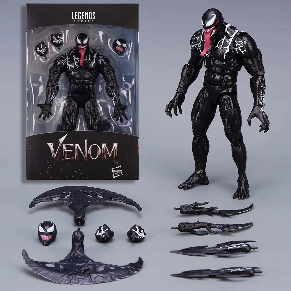 Venom Carnage Action Figure - Movable Spider-Man Collectible Doll