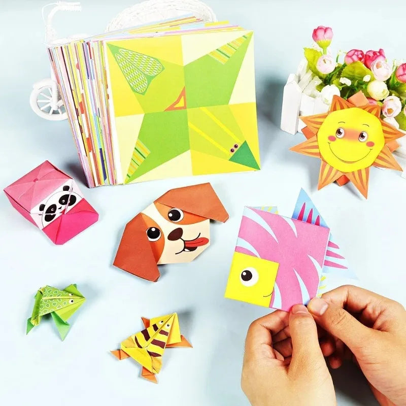 3D Cartoon Animal Craft Kit - Educational DIY Origami Toy for Kids