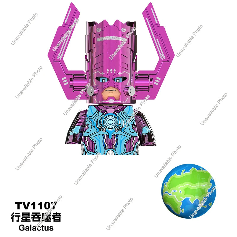 Hot Toys Mini Building Blocks Superhero Figures - Fun for All Ages
