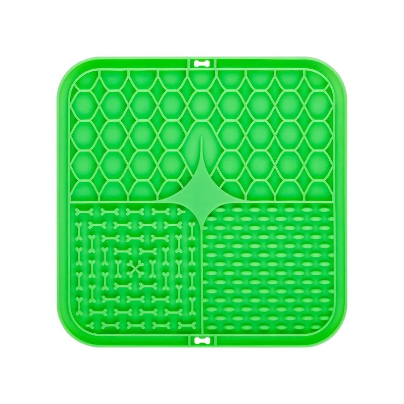 Silicone Pet Lick Mat - Slow Feeder & Bath Distraction for Dogs