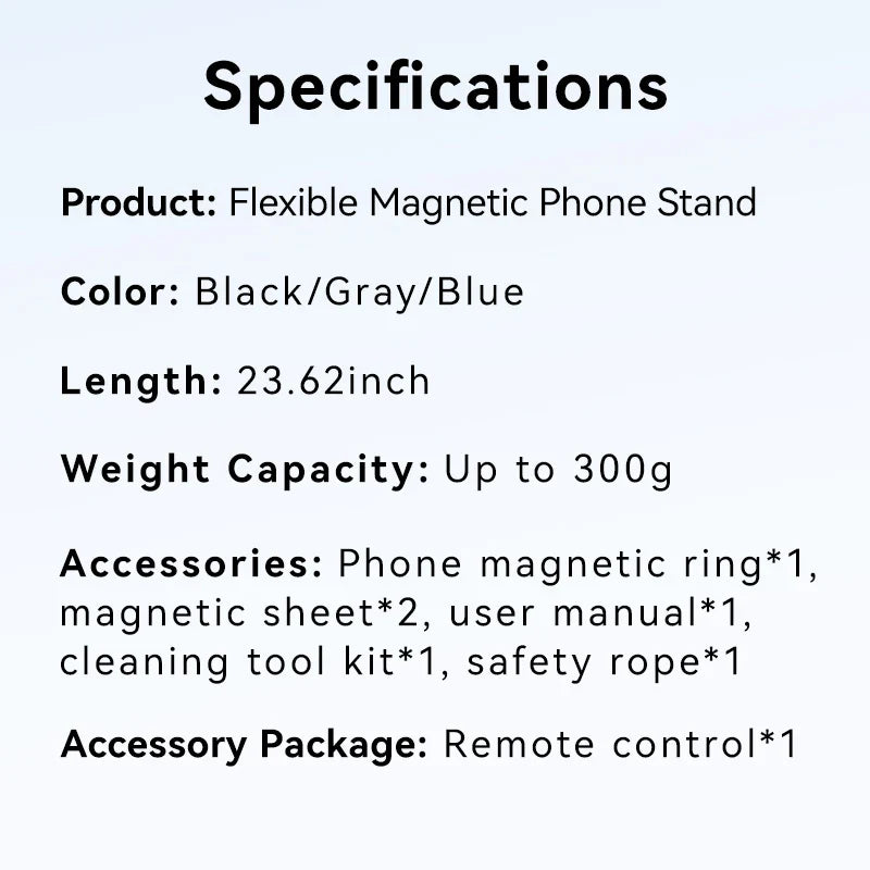 TELESIN Magnetic Flexible Phone Mount for iPhone & Android Devices