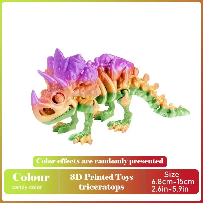 3D Printed Tyrannosaurus Rex Model | Movable Realistic Desktop Decoration