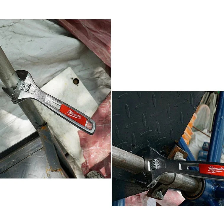 Milwaukee Adjustable Wrench - 6" to 15" | Durable & Ergonomic Design
