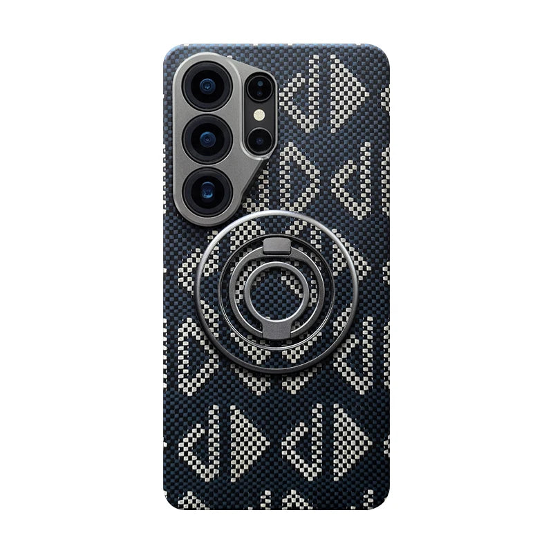 Slim Carbon Fiber Case for Samsung Galaxy S26 Ultra - Honeycomb Finish