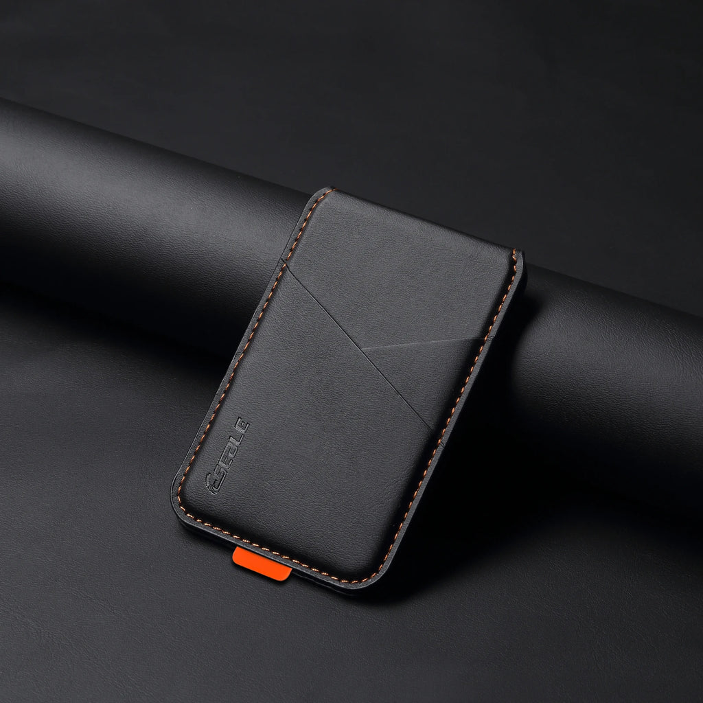 Luxury RFID Magnetic Leather Card Holder for iPhone 14-17 Pro Max