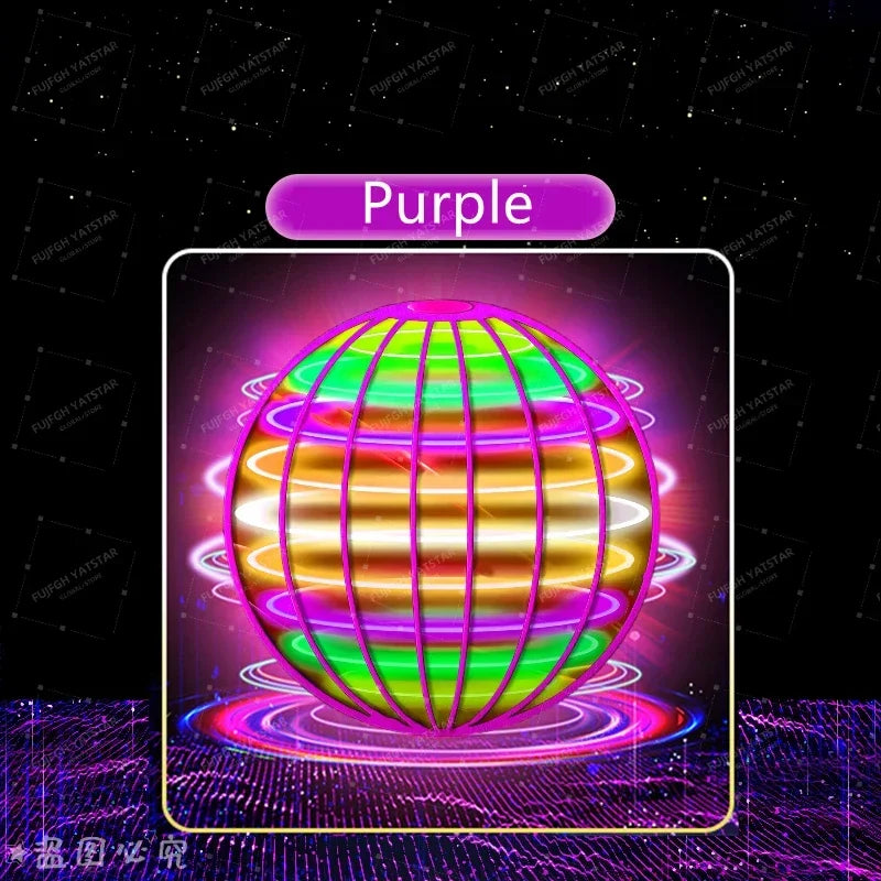 LED Flying Ball - Gyroscopic Anti-Gravity Toy for Kids