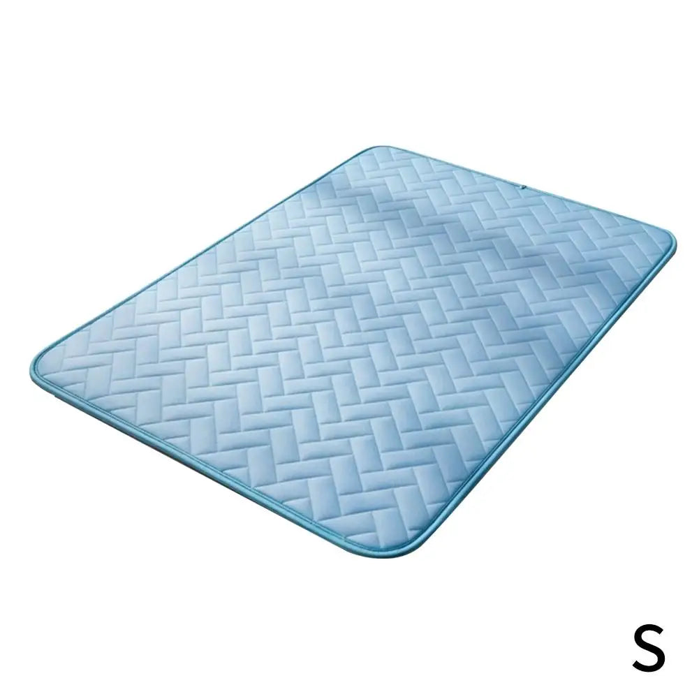 Cooling Pet Mat for Dogs & Cats - Summer Ice Silk Sleeping Pad