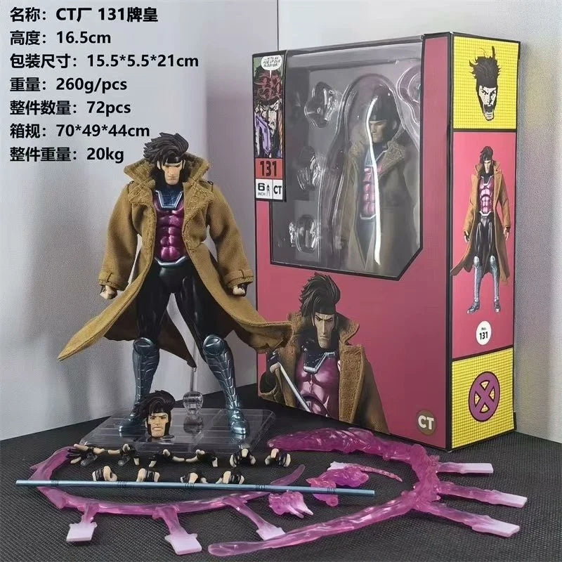 Gambit Mafex 131 X-Men Action Figure - Collectible Anime Model