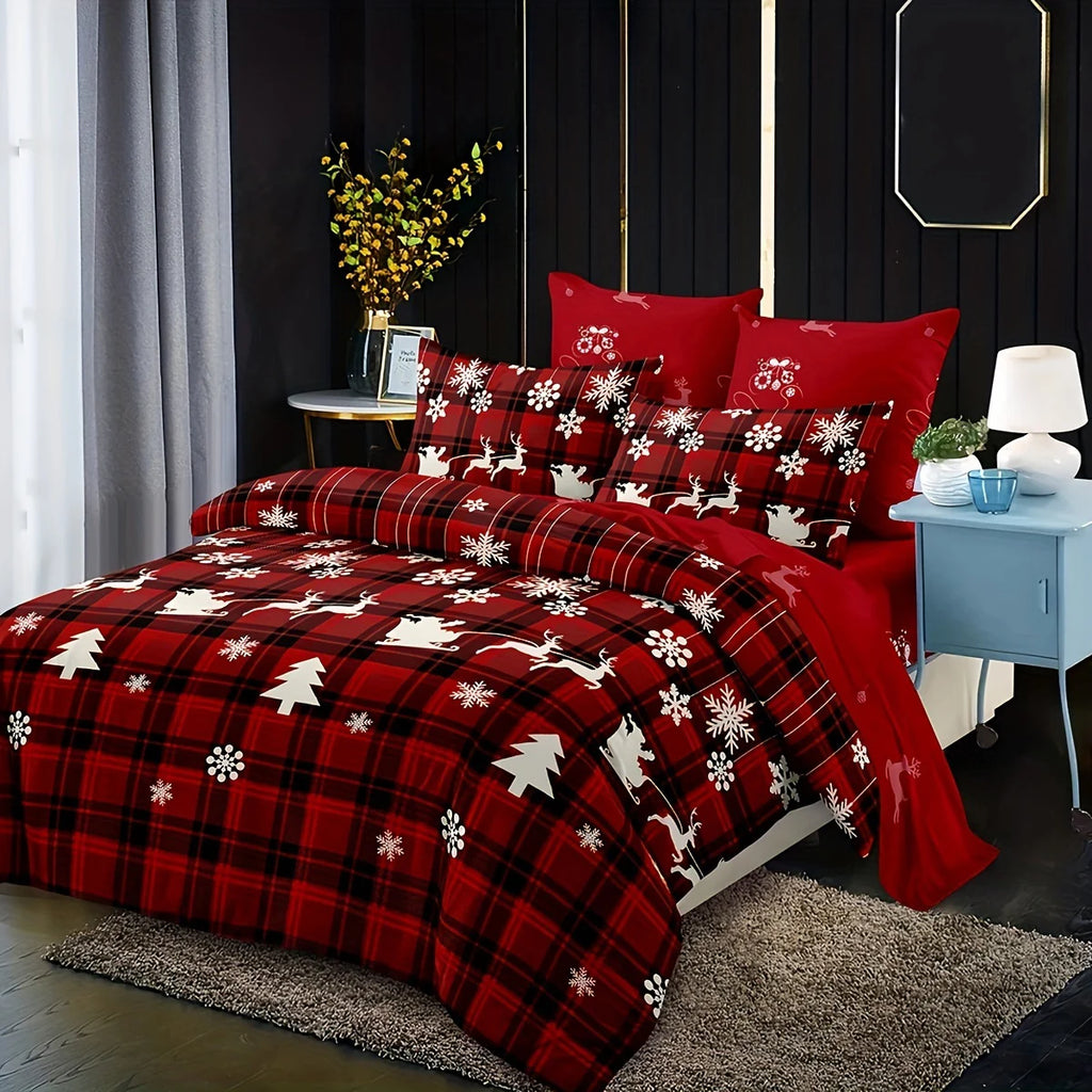 Cozy 3-Piece Christmas Duvet Cover Set | Soft & Hypoallergenic