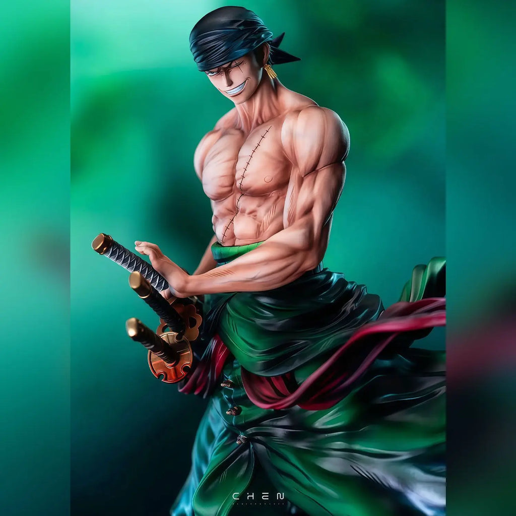 28cm Roronoa Zoro Anime Figure - Premium Desk Collectible