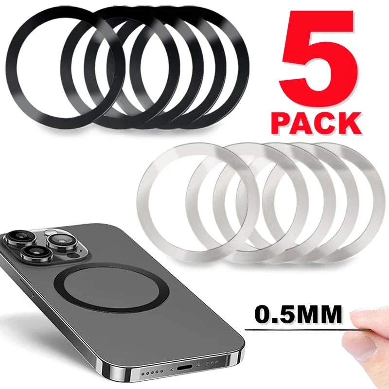 Magnetic Metal Plate for MagSafe Chargers – Universal Mobile Accessory