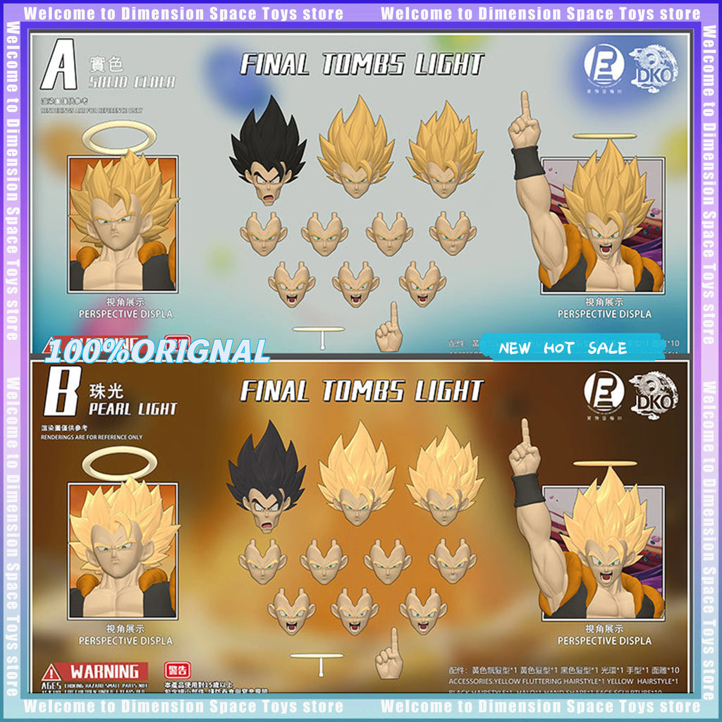 Gogeta Super Saiyan Head Sculpts for Dragon Ball Figures