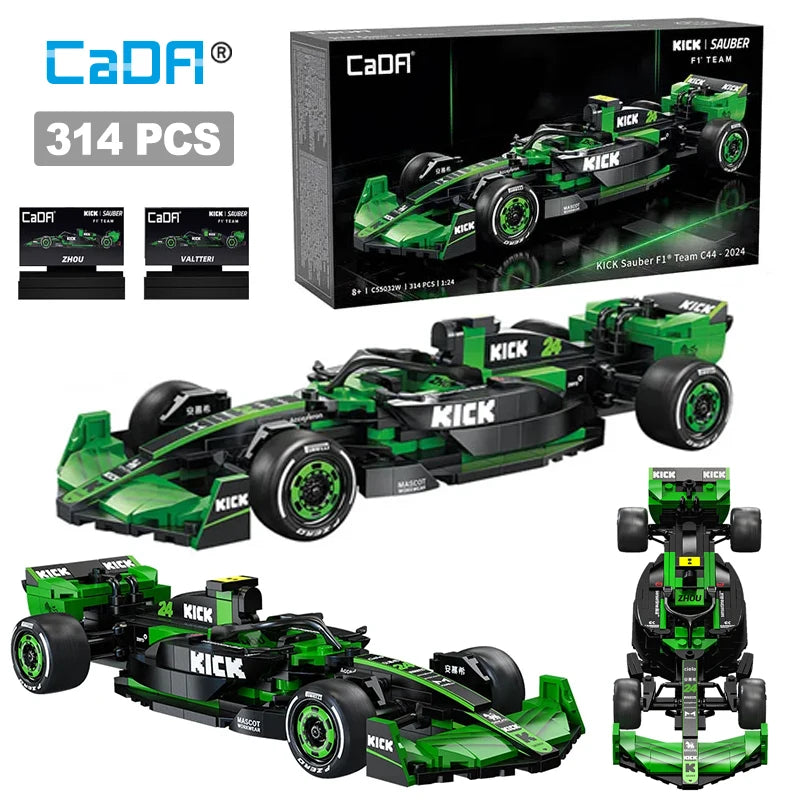 Cada KICK Sauber Team C44 F1 Racing Car Building Blocks Toy