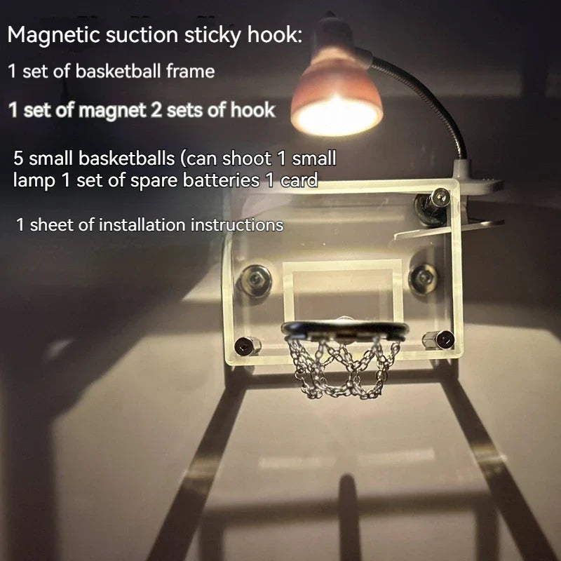 Creative Basketball Mini Shot Night Light - Ideal Gift for Sports Fans