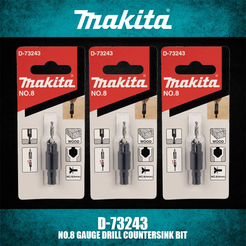 Makita Gauge Drill Countersink & Drive Bit Set | Precision Woodworking Tool