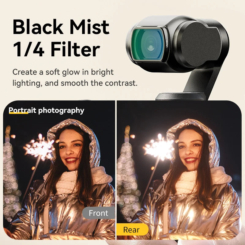 Ulanzi Black Mist Filter for DJI OSMO Pocket 3 - HD Optical Glass
