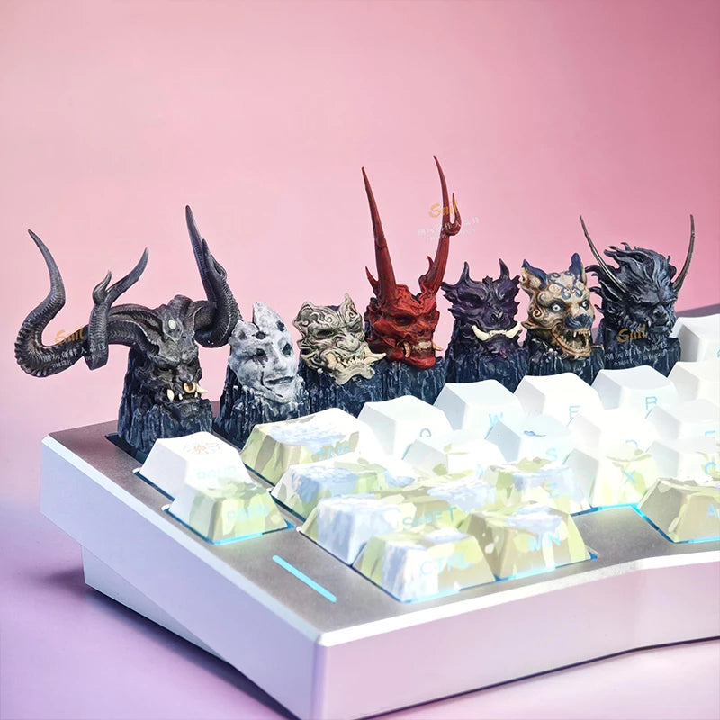 Black Myth Wukong Keycap - 3D Hand Drawn Desktop Ornament