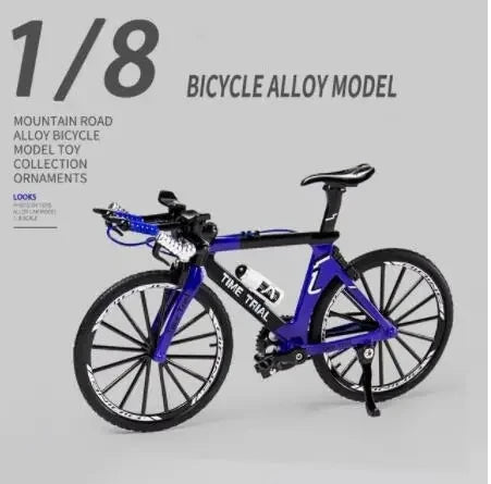 1:8 Scale Diecast Metal Mountain Bike - Realistic Mini Model Toy