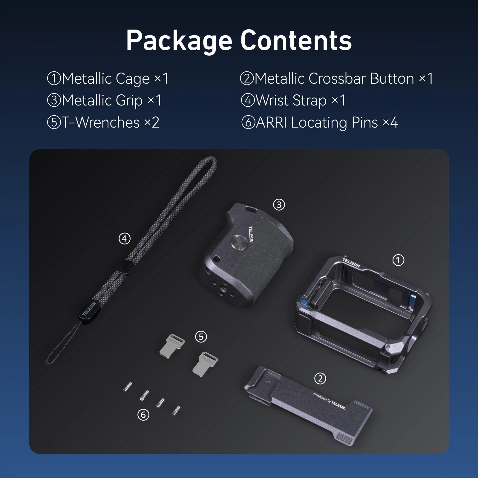 TELESIN StreetGrip Kit for GoPro HERO 9-13 | Capture Cinematic Action