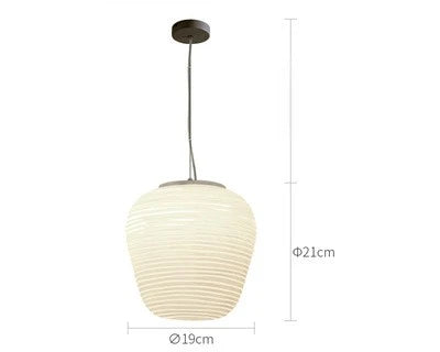 Elegant LED Cocoon Pendant Light - Modern Wabi-Sabi Design