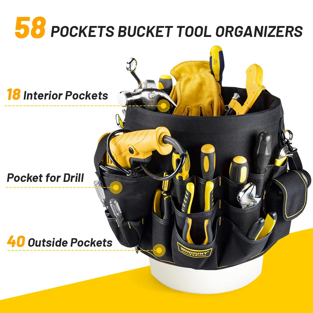 WINHUNT Multifunctional Tool Bucket Bag - Durable and Versatile