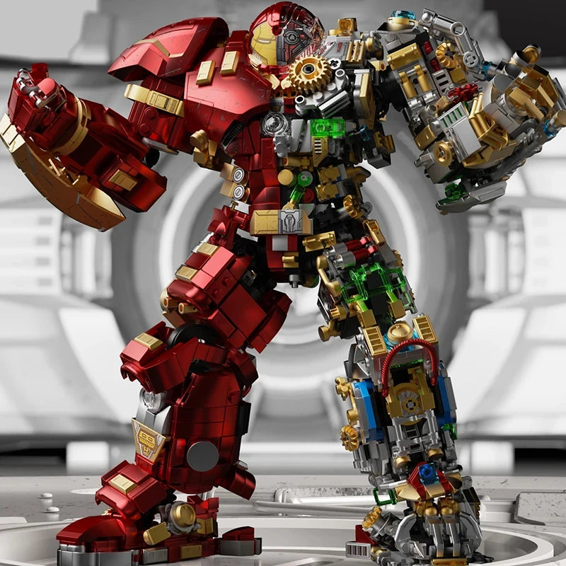 Iron Heroes DIY Building Set - Creative Action Figures for Imagination