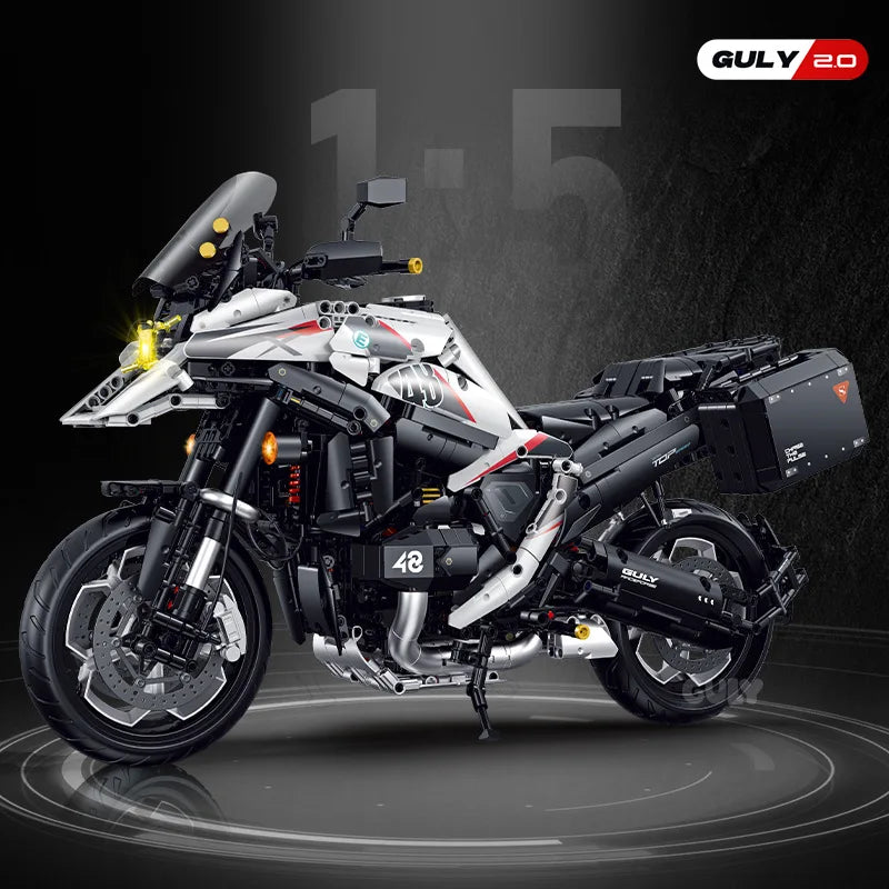 2489 Pcs R1300GS Motorcycle Building Blocks Model - Fun Assembling Toy
