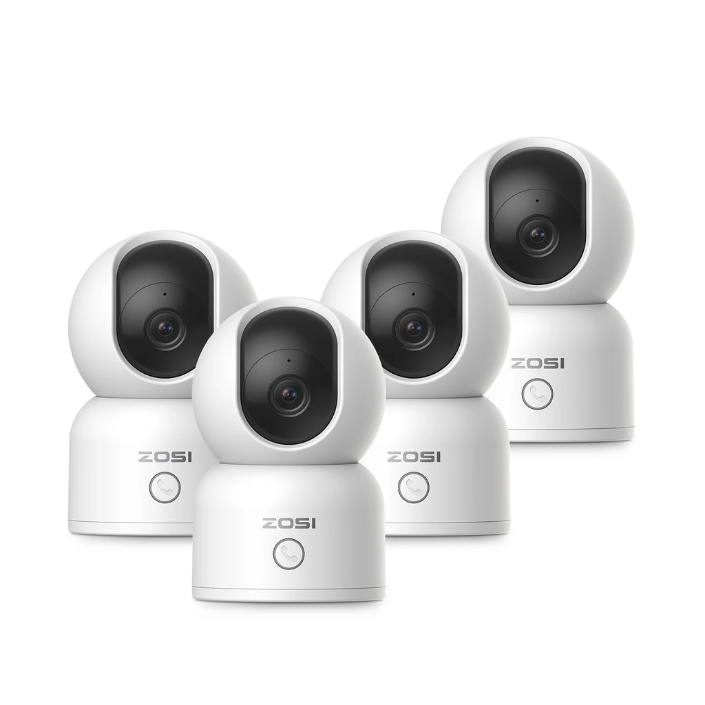 ZOSI 360° Smart Home Security Camera with Auto Tracking & Night Vision