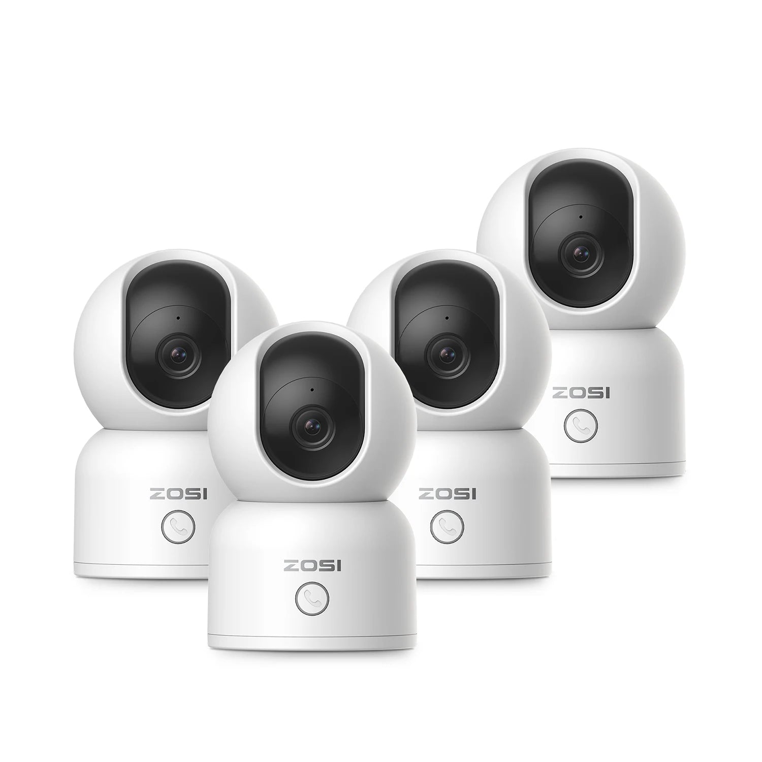 ZOSI 360° Smart Home Security Camera with Auto Tracking & Night Vision