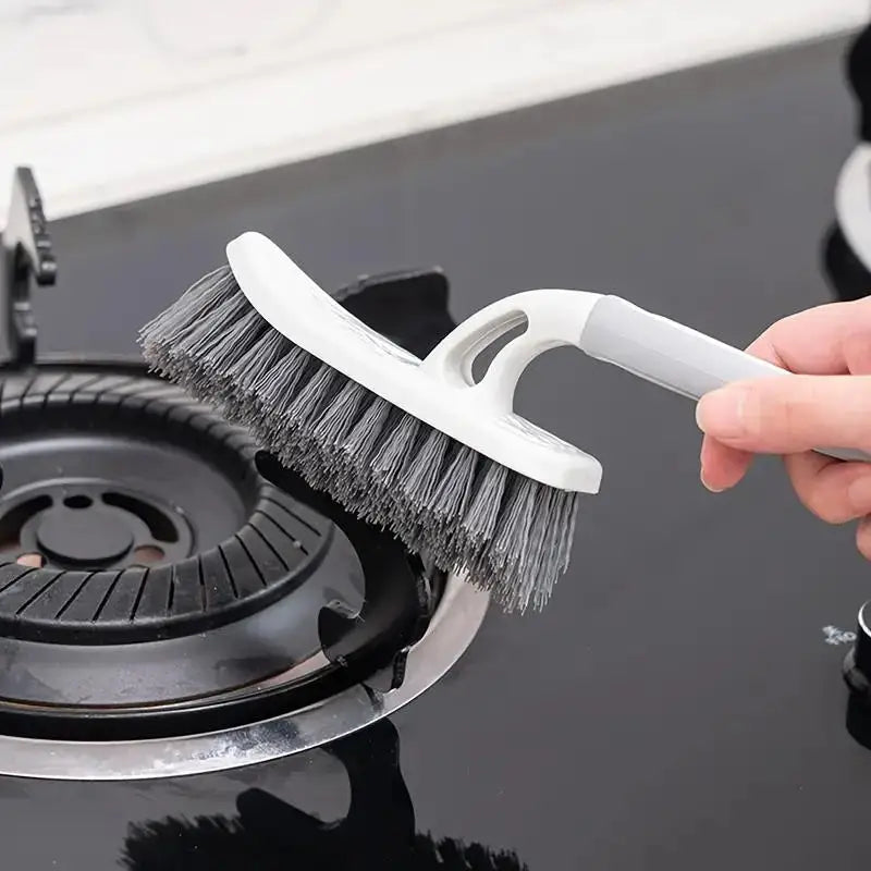 Long-Handled Cleaning Brush for Bathroom & Tile Gaps - Efficient & Durable