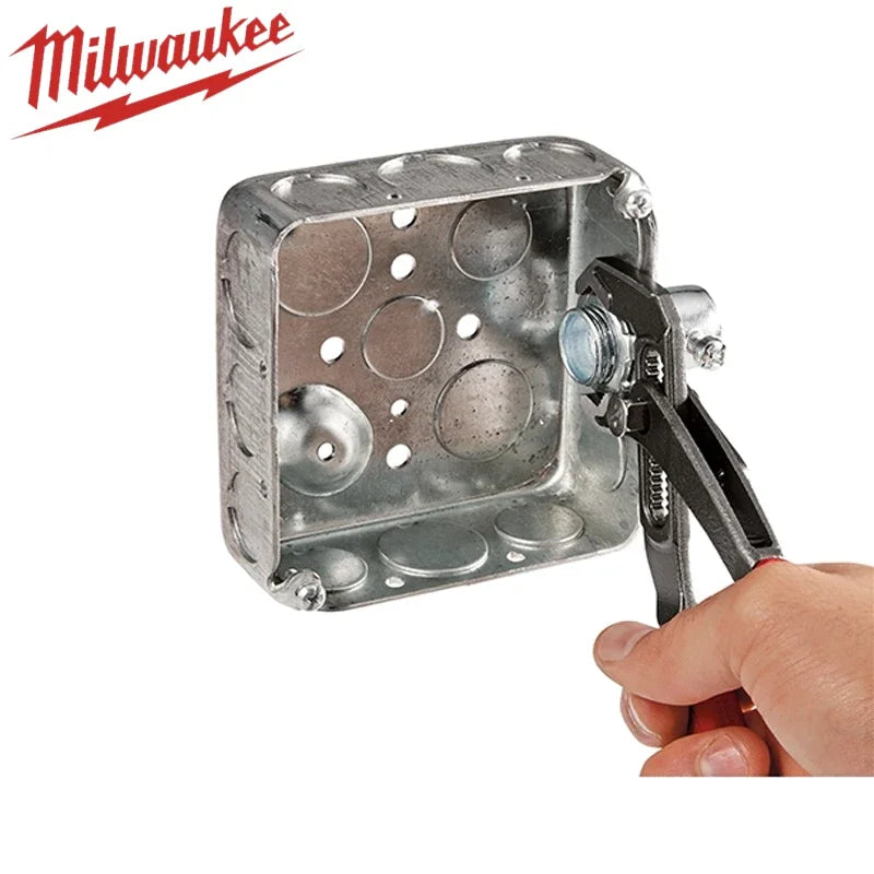 Milwaukee 8" Adjustable V-Jaw Pliers - Comfort Grip & Durable Design