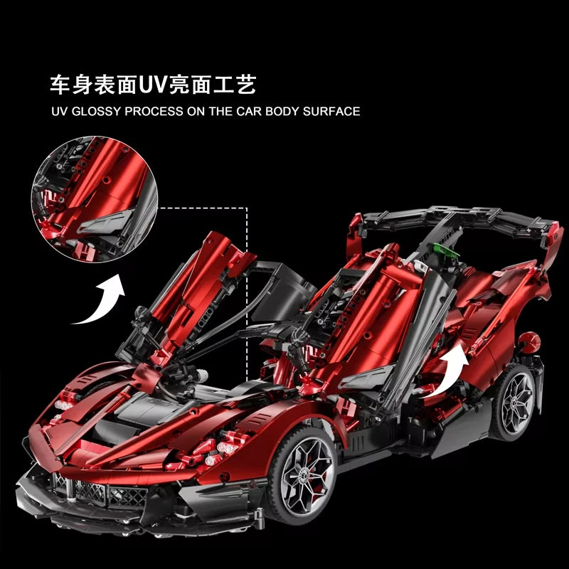 MOC FXX-EVO Remote Control Sports Car Building Blocks for Kids