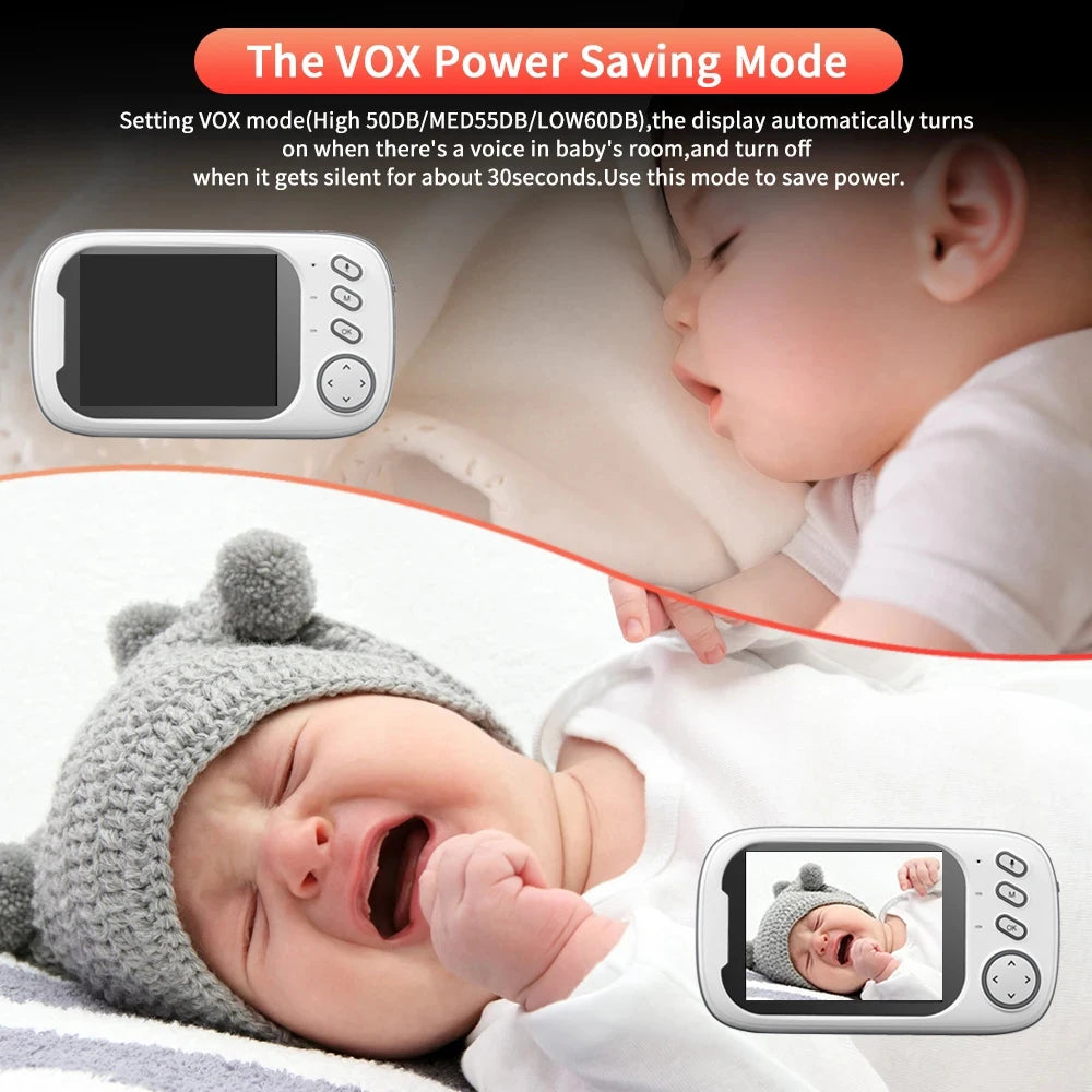 3.5-Inch Cdycam Baby Monitor with Camera & Two-Way Audio