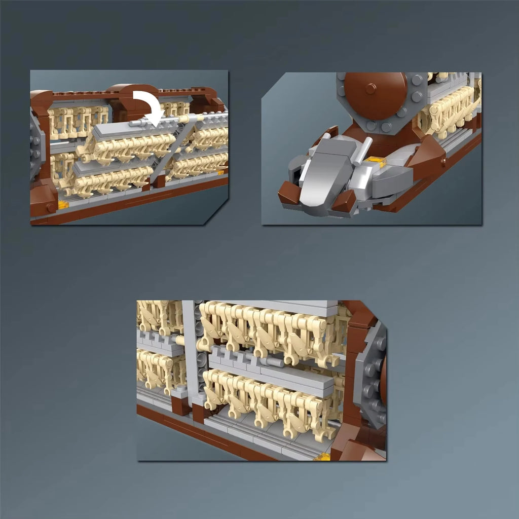 522pcs Building Set - Platoon Attack Craft for Kids | MOULD KING