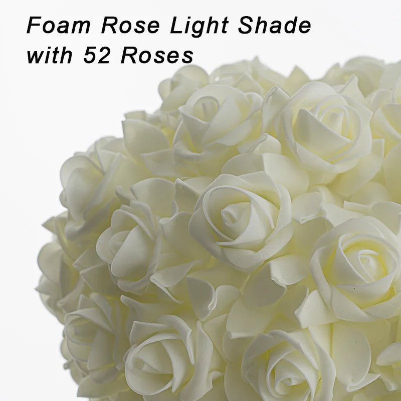 Romantic Rose Table Lamp for Elegant Bedroom Ambiance