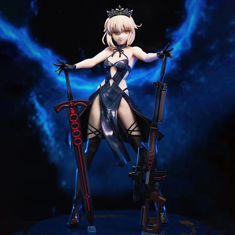 25cm PVC Anime Action Figure - Dark Warrior Collectible Toy