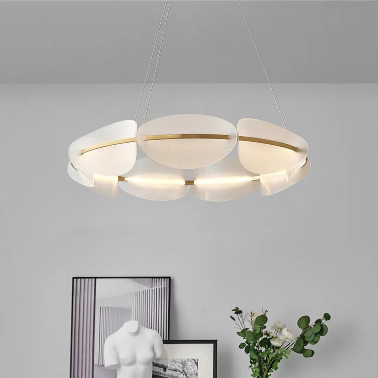 Nordic Modern Petal LED Chandelier - Elegant Lighting for Any Space
