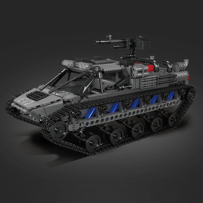 Remote Control All-Terrain Block Tank Model - Fun Building Experience