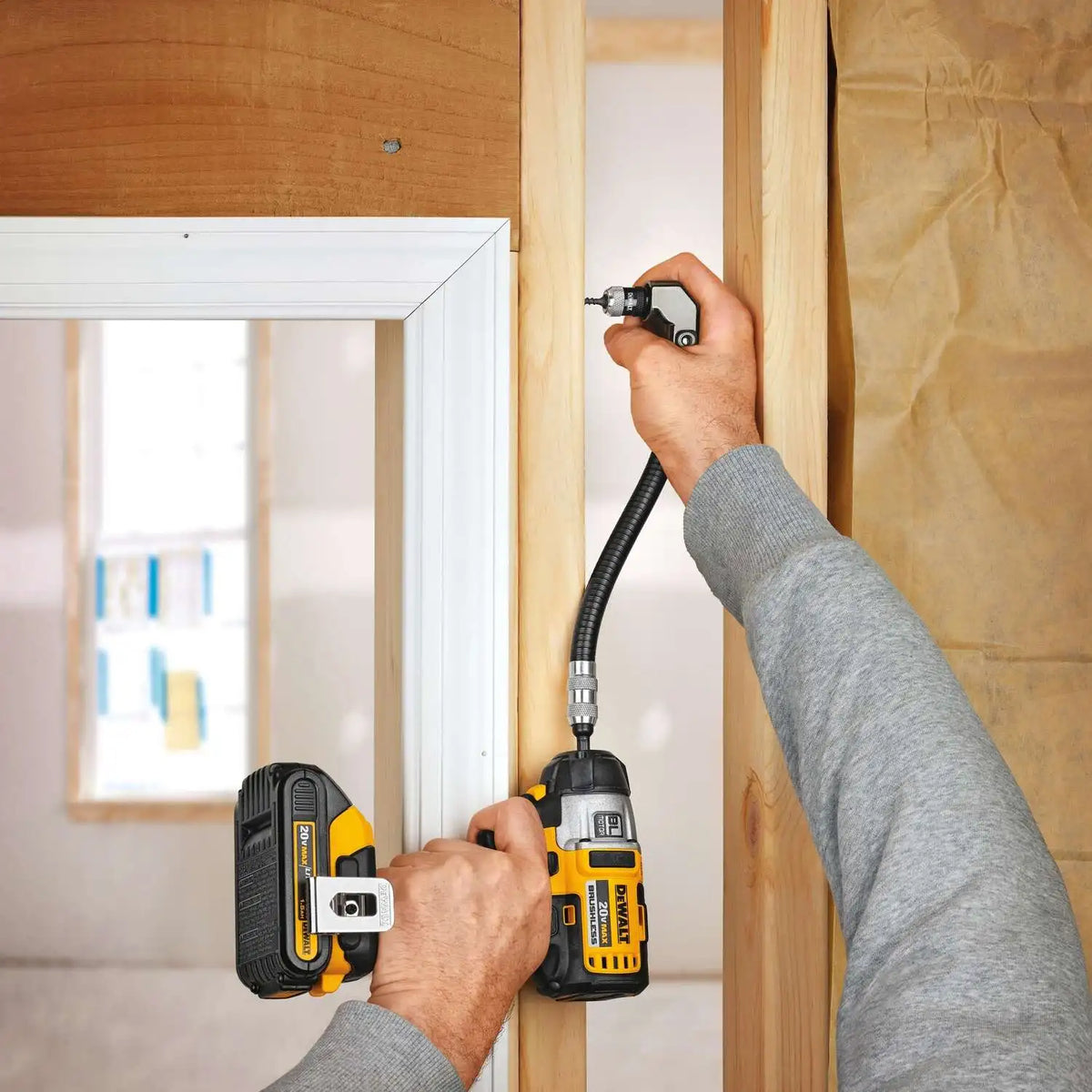 DEWALT 12" Right Angle Flex Shaft for Power Tools - Versatile & Efficient