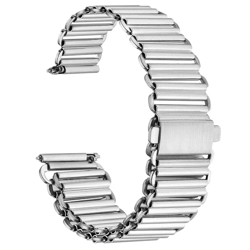 Universal Quick Release Stainless Steel Watch Strap - 18mm, 20mm, 22mm