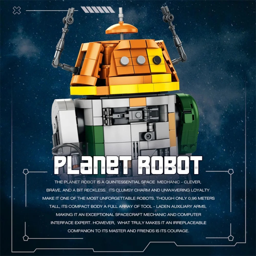 988PCS Block Building Set - C1-10P Chopper Robot Model Toy