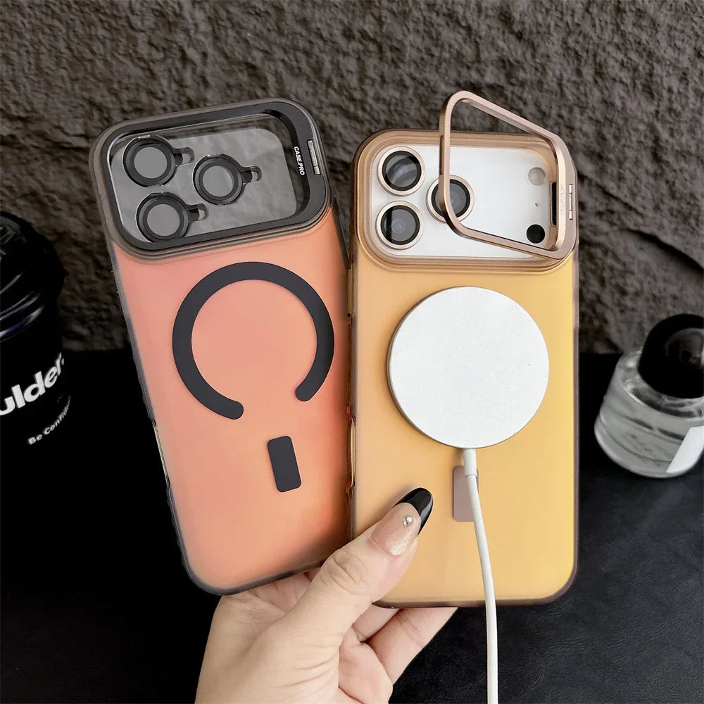 Color-Changing MagSafe Invisible Holder Case for iPhone 17 Pro Max
