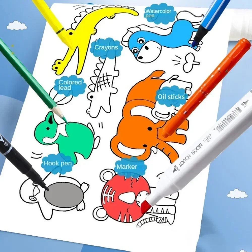 TBJOY Kids DIY Drawing Roll - Creative Coloring & Art Scroll