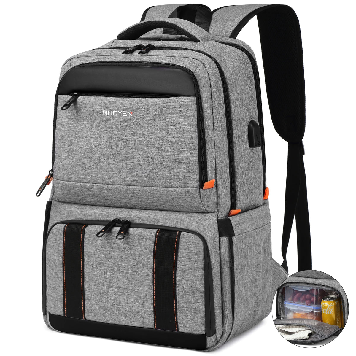 Insulated Backpack Cooler - Large Capacity Picnic & Travel Bag