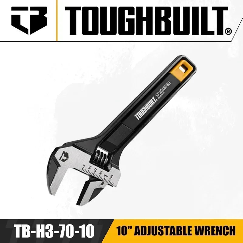 TOUGHBUILT Adjustable Wrench Set - 8" & 10" Precision Tools