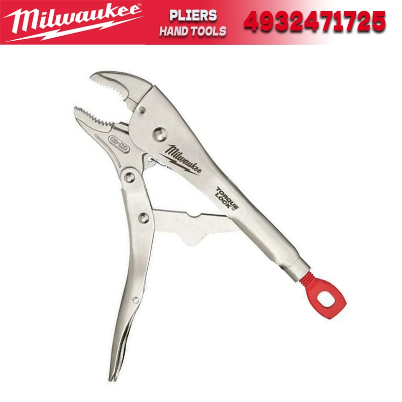 Milwaukee 10" Curved Jaw Torque Locking Pliers - Multi-Functional Tool