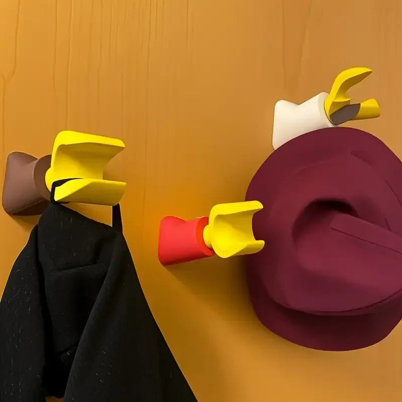 Creative 3D Printed Wall Hook - No Drill, Multifunctional Storage