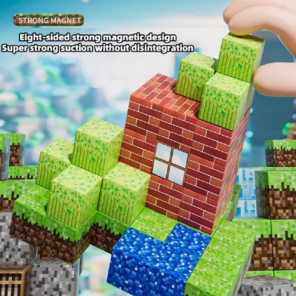 Magnetic Building Blocks Set - DIY Creative Toys for Kids