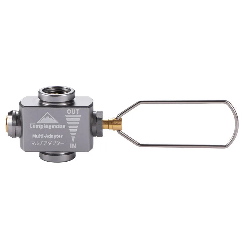 Lightweight CAMPINGMOON Z15 Gas Adapter for Safe Gas Refills